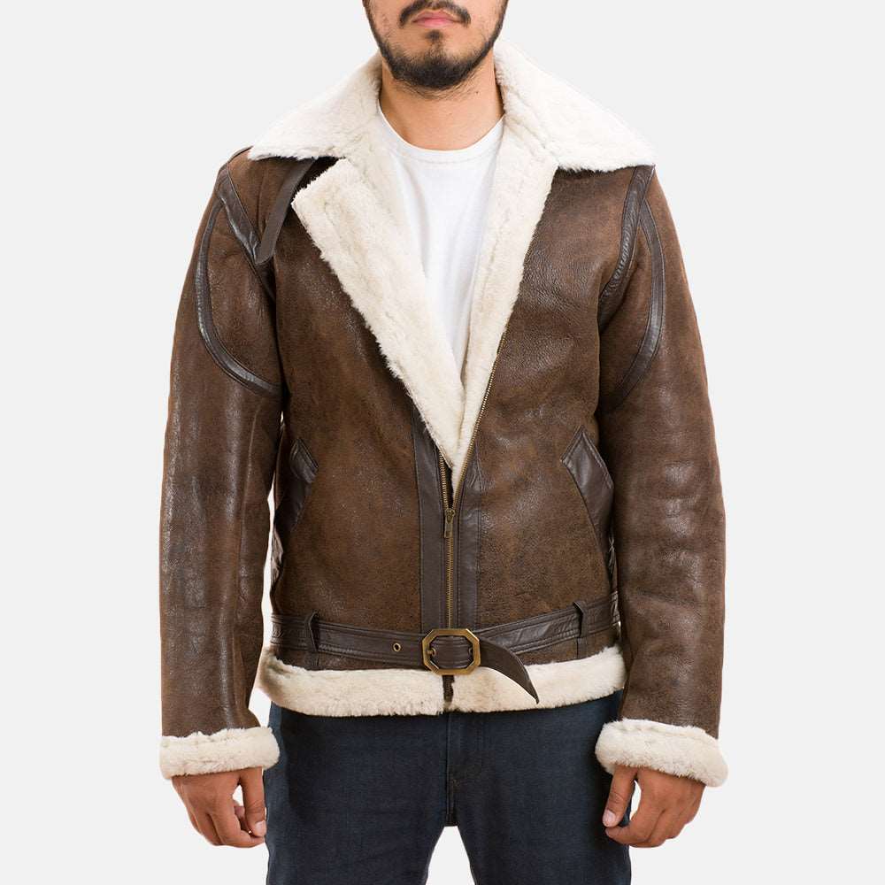 Forest Double Face Shearling Jacket - JAU Leathers