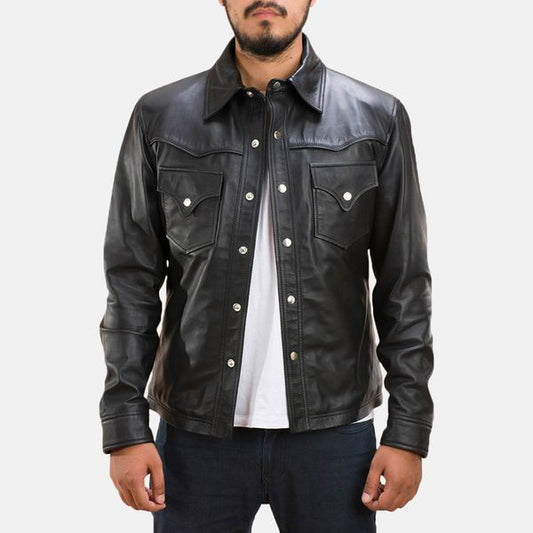 Ranchson Black Leather Jacket